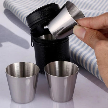 4Pcs/set 30ML Stainless Steel Shot Glass