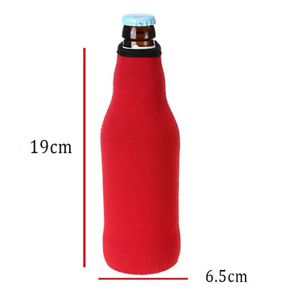 Zipper Beer Insulated Bottle Holder