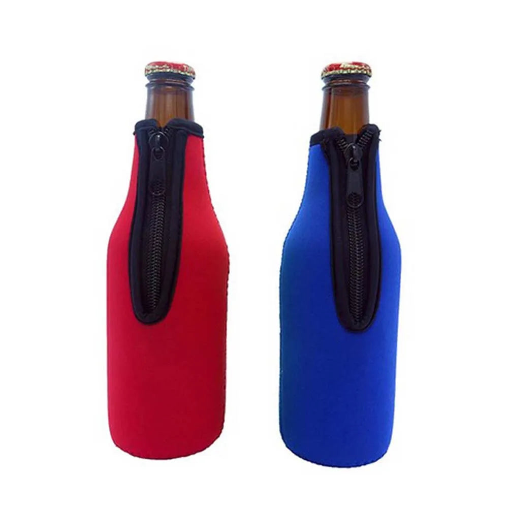 Zipper Beer Insulated Bottle Holder